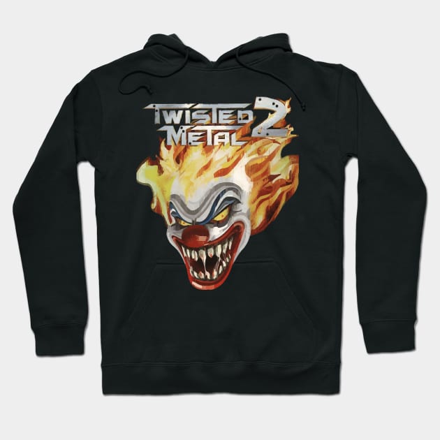 Twisted Metal 2 1996 Hoodie by talida_illustration